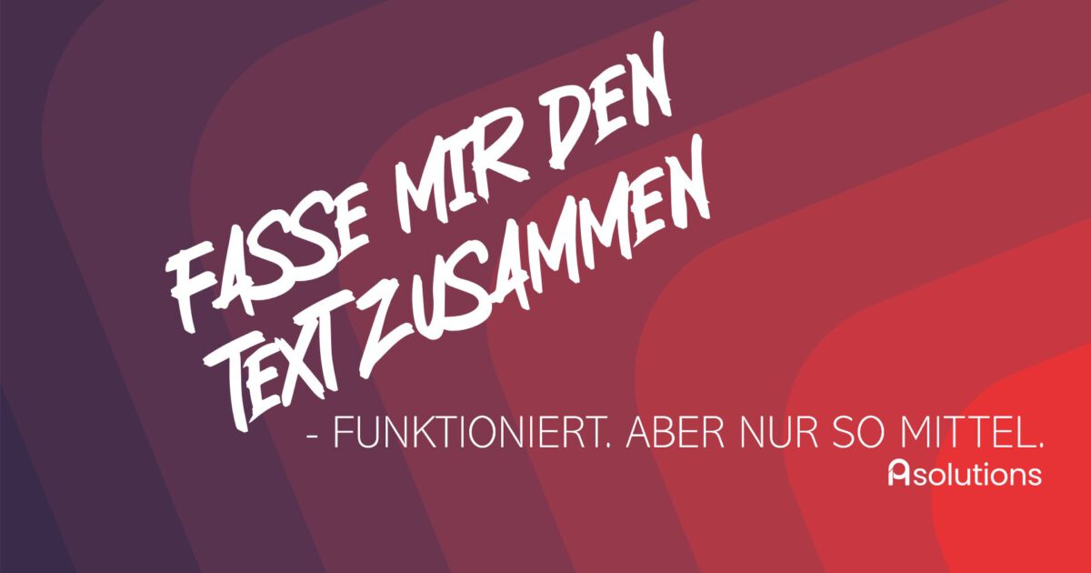 Richtiges Prompten