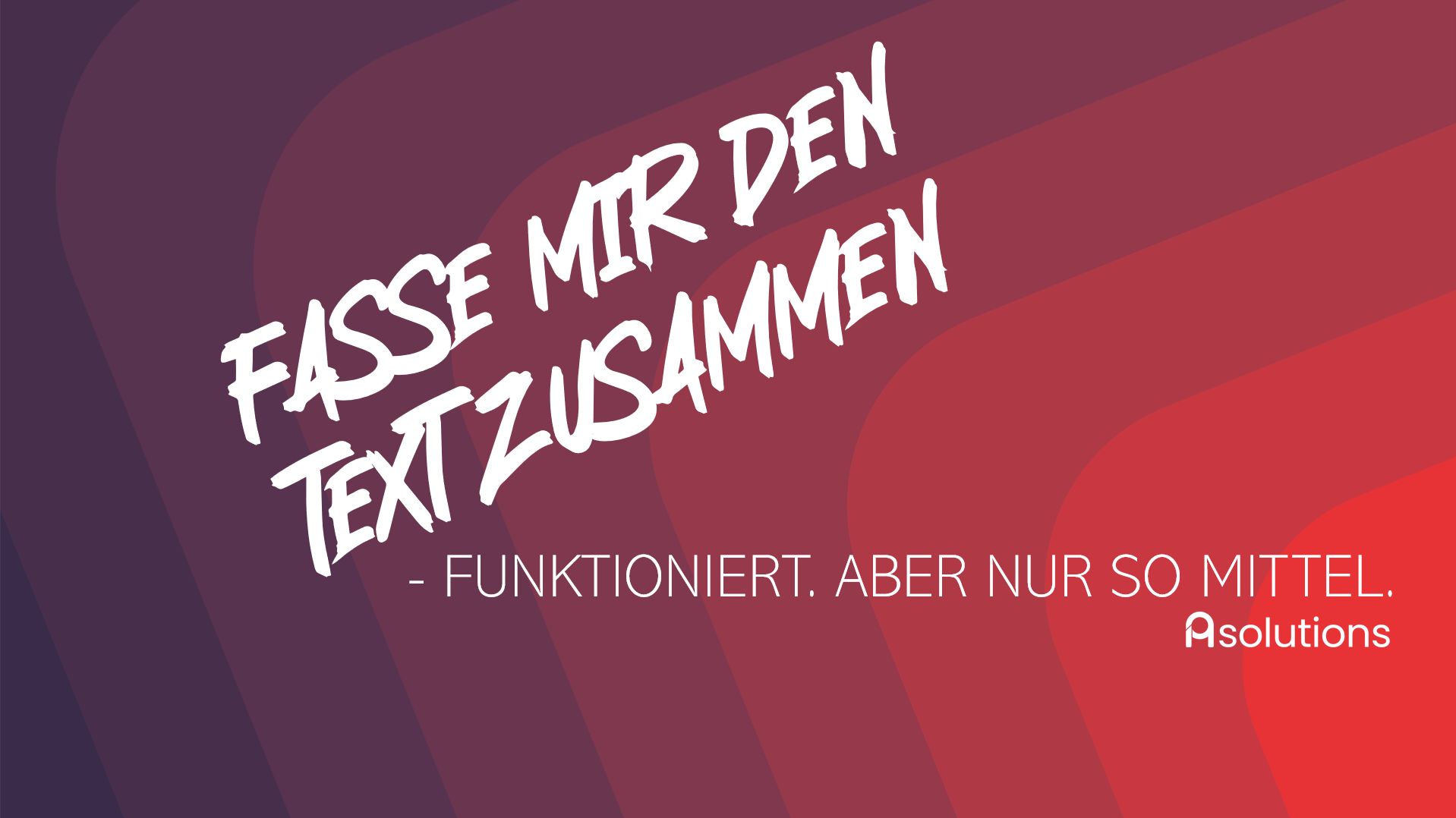 Richtiges Prompten